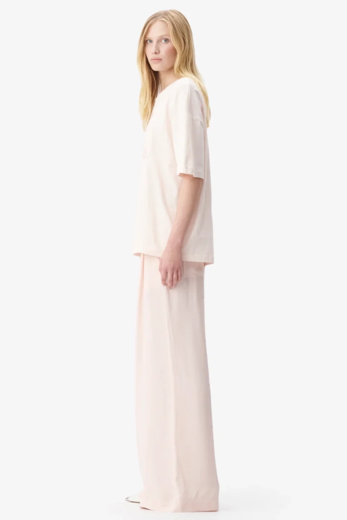 Lala Berlin T-Shirt Celia Cotton Encourage Rosewater