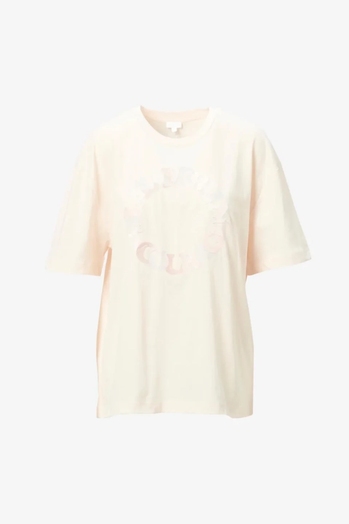 Lala Berlin T-Shirt Celia Cotton Encourage Rosewater