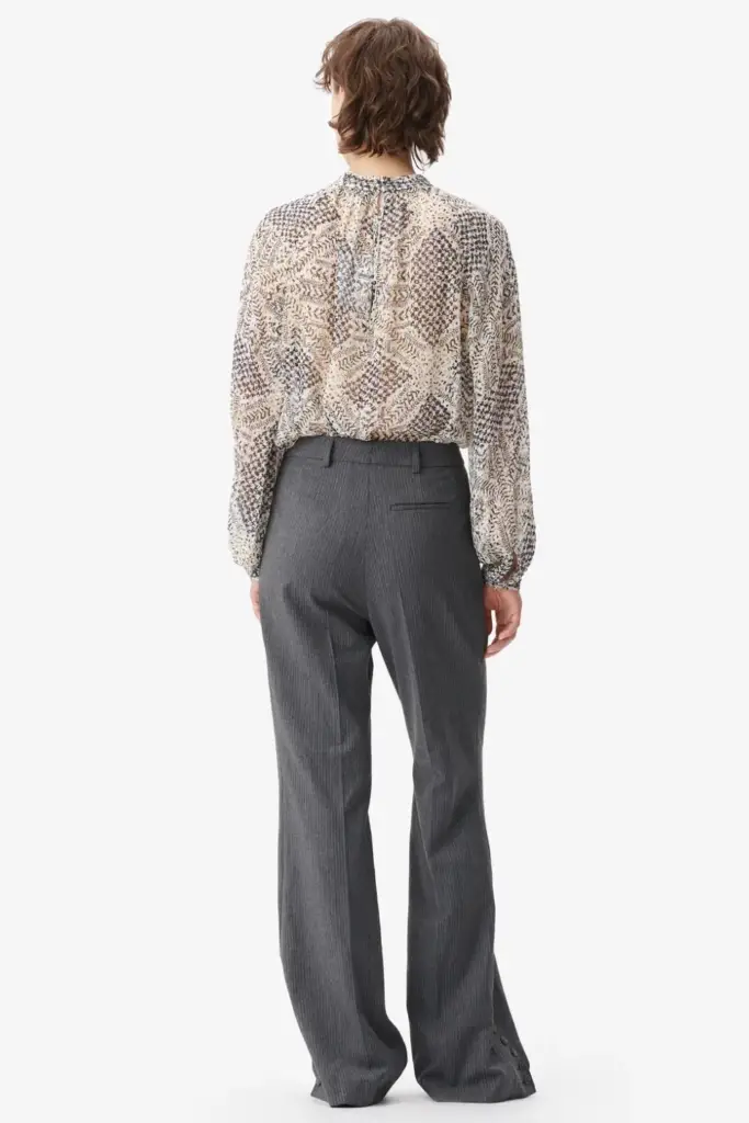 Lala Berlin Top Talvi Viscose Heritage Star Vanilla