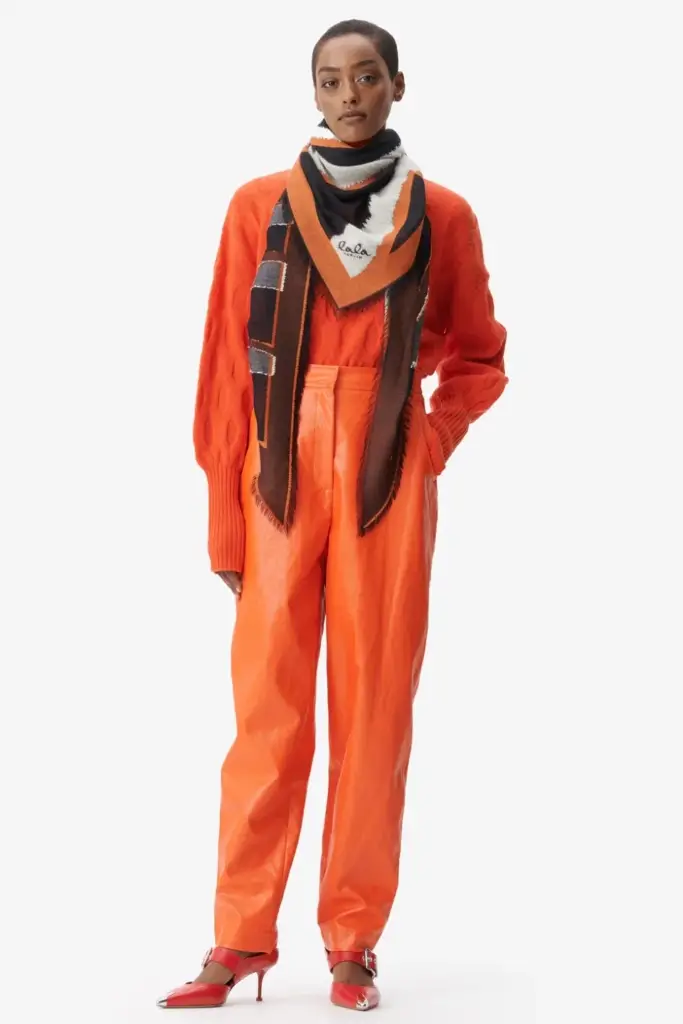 Lala Berlin Triangle Ajen Wool Mix Bold Zebra Black