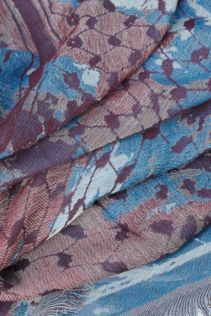 Lala Berlin Triangle Amalin Viscose Mix Shibori Fudge