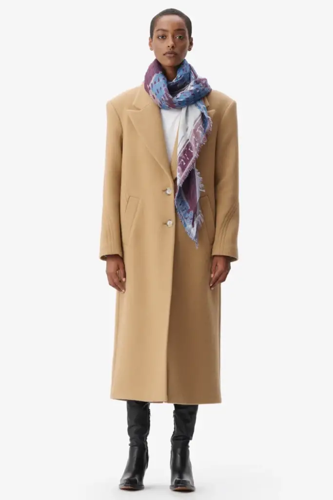 Lala Berlin Triangle Amalin Viscose Mix Shibori Fudge