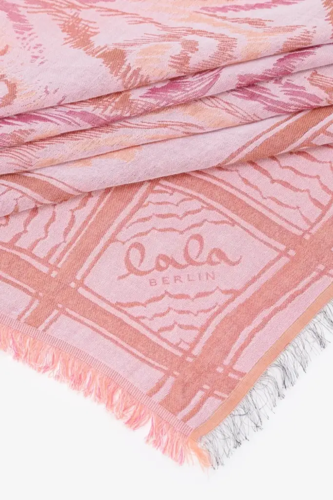 Lala Berlin Triangle Amalino Cotton Mix Paisley Park Pink