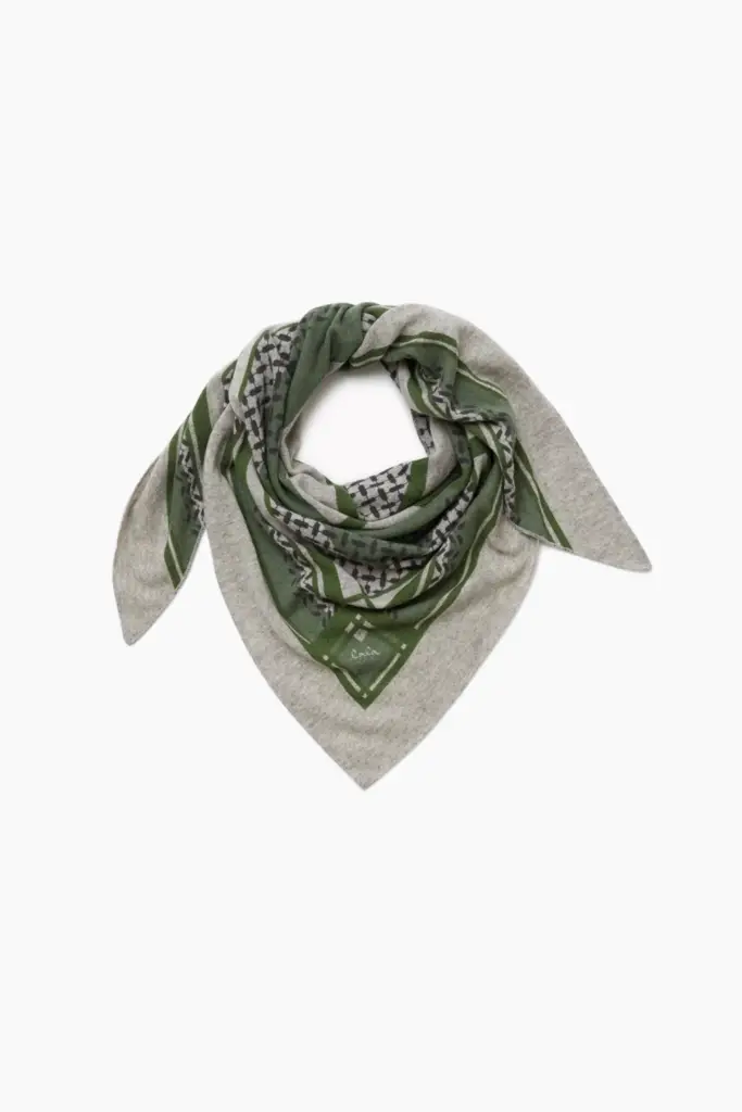 Lala Berlin Triangle Double Heritage Cashmere Flanella/olive