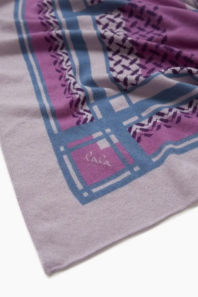 Lala Berlin Triangle Double Heritage Cashmere Kiko/denim