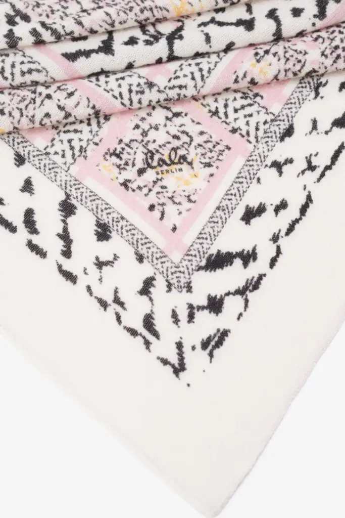 Lala Berlin Triangle Heritage Cashmere String Garden Rose