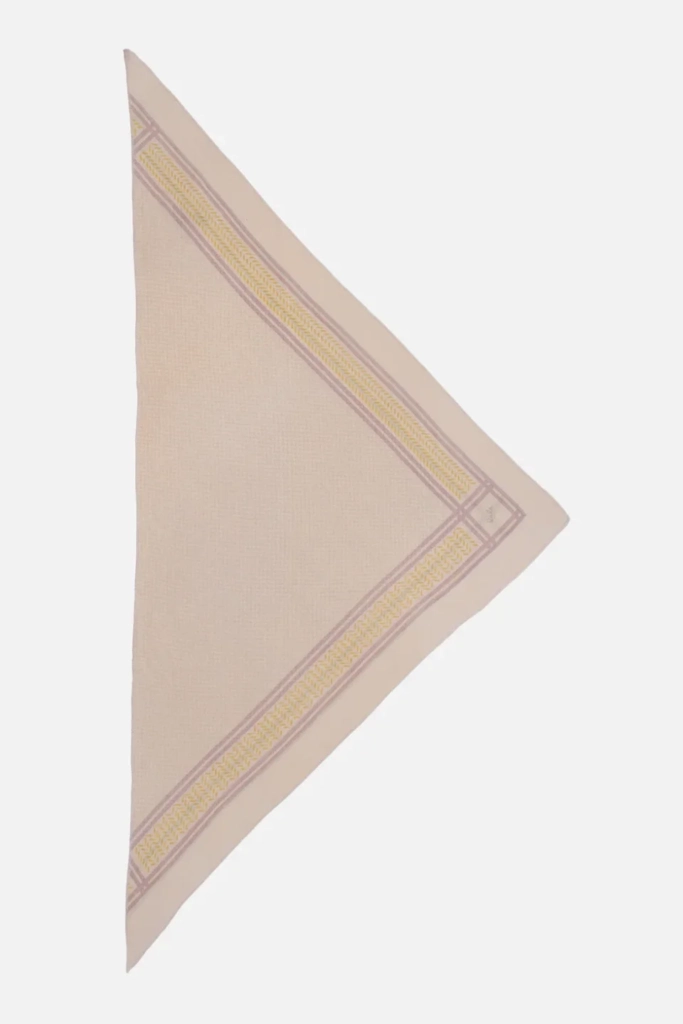 Lala Berlin Triangle Heritage Double Cashmere Egret Flip