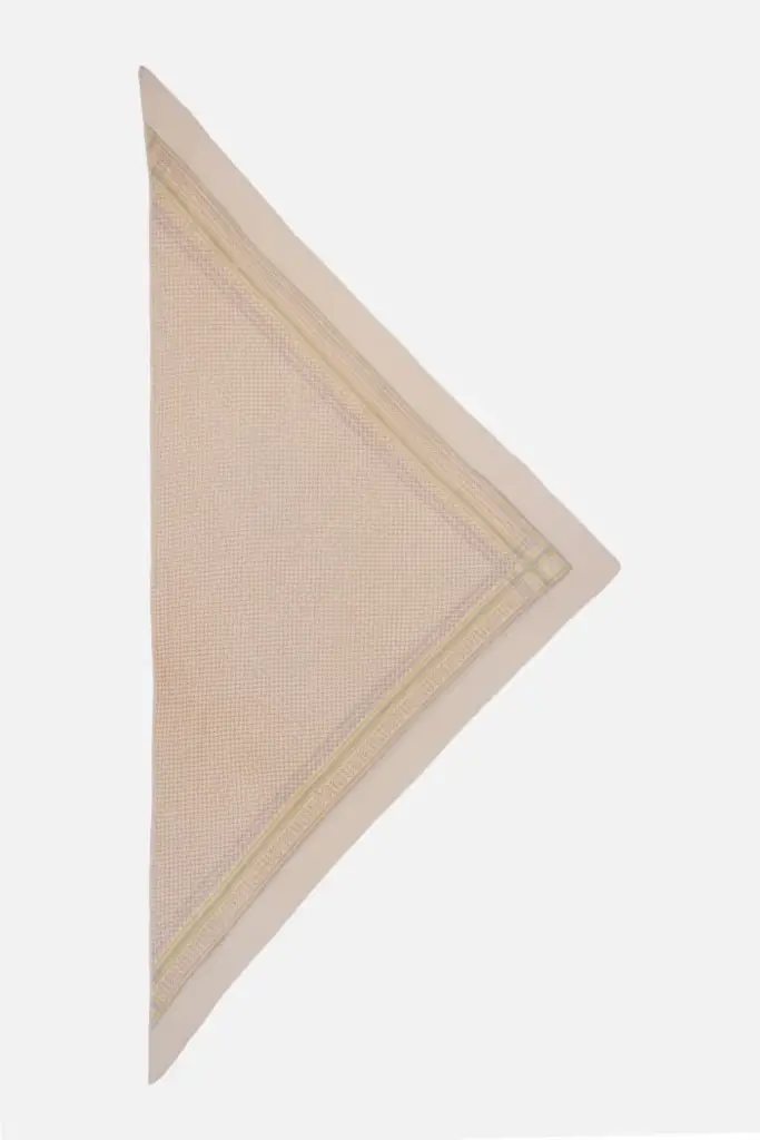 Lala Berlin Triangle Heritage Double cashmere egret flip Lala Berlin Triangle Heritage Double cashmere egret flip