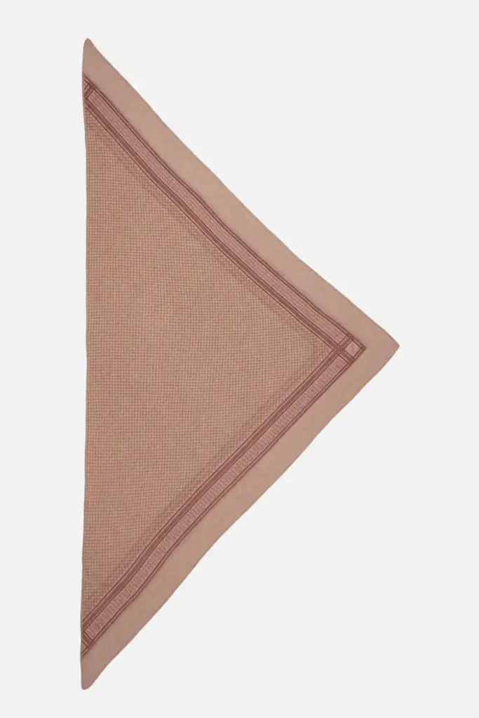 Lala Berlin Triangle Heritage Double Cashmere Sand Flip