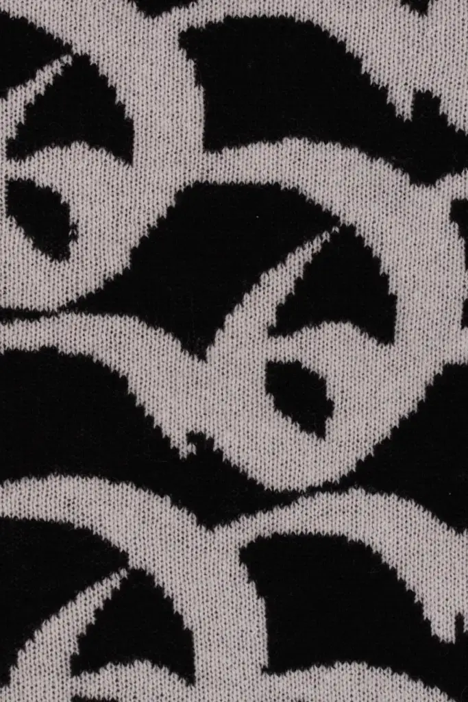 Lala Berlin Triangle Monogram Goober Cashmere Black