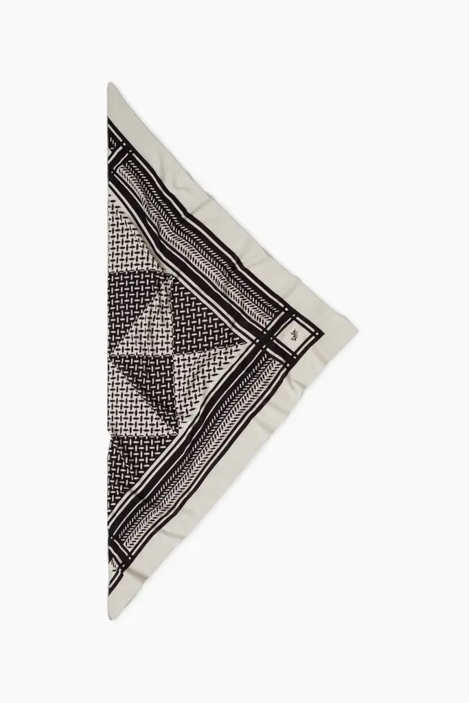 Lala Berlin Triangle Puzzle Cashmere Alabastro/antracite