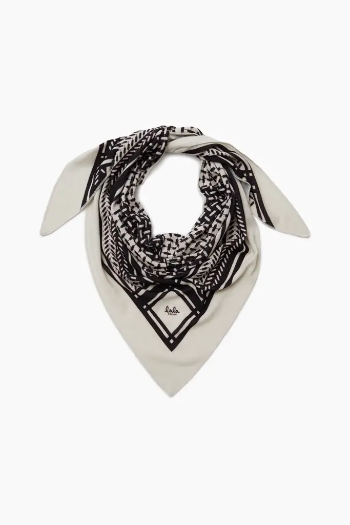 Lala Berlin Triangle Puzzle Cashmere Alabastro/antracite