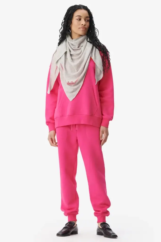 Lala Berlin Triangle Solid Cashmere Dragonfruit Shades