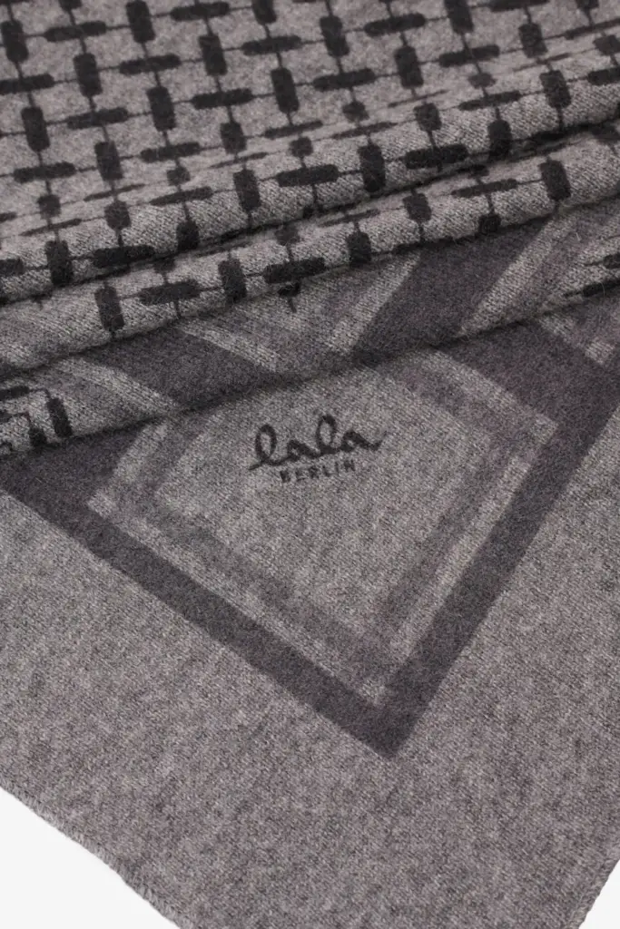 Lala Berlin Triangle Trinity Classic M Cashmere Lubecca Dark Grey Melange