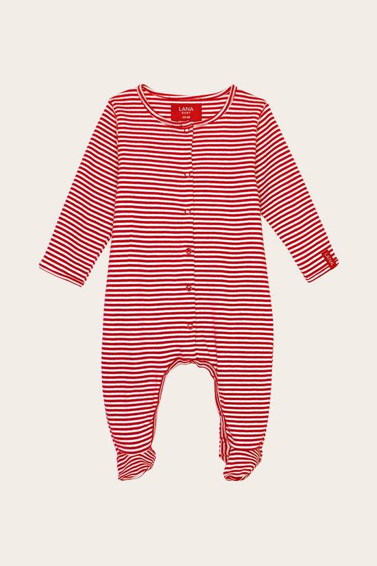 Lana Natural Wear Strampler, Modell Merle Mit Fuß