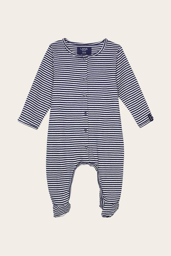 Lana Natural Wear Strampler, Modell Merle Mit Fuß