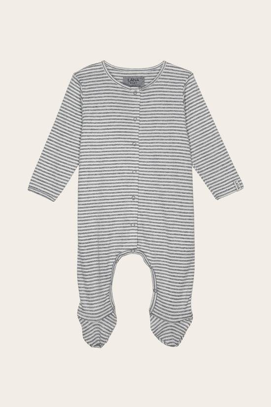 Lana Natural Wear Strampler, Modell Merle Mit Fuß