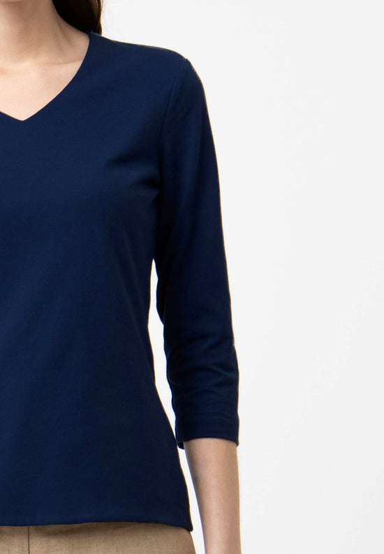 Lana Natural Wear V-Neck Shirt, Modell Mara