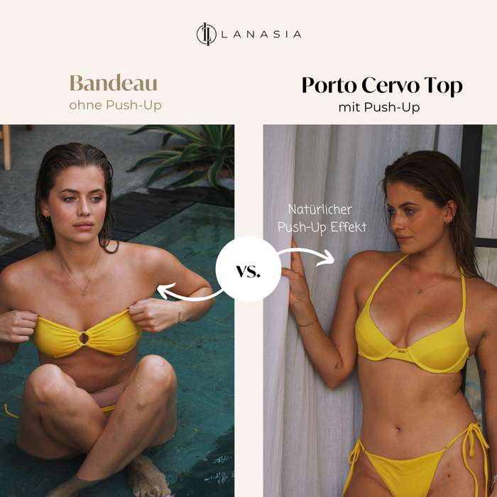 Lanasia Neckholder-Bikini-Top Portocervo