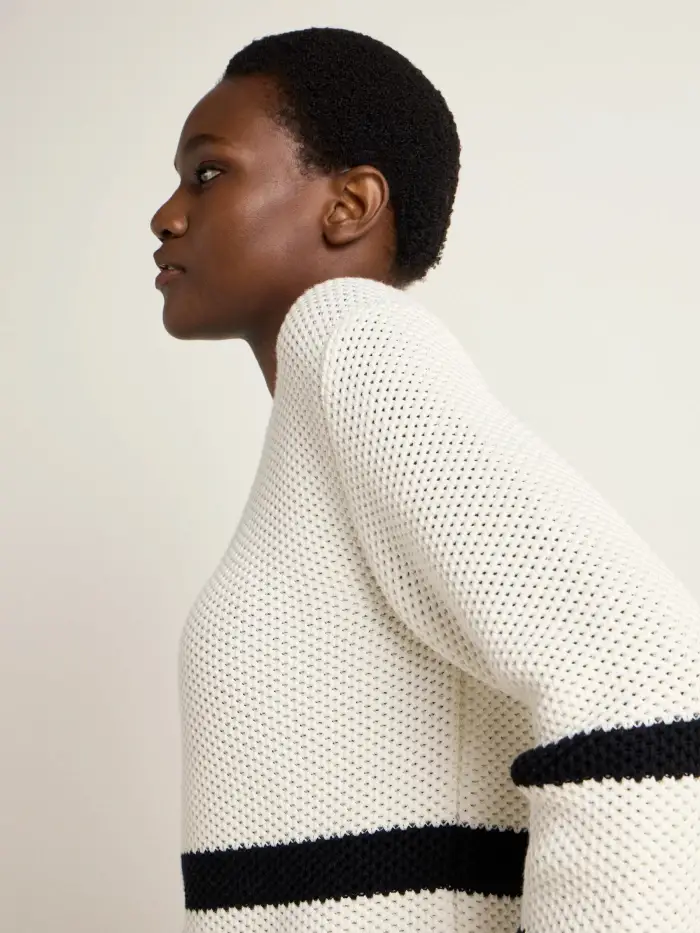 Lanius Blockstreifen Pullover (GOTS)