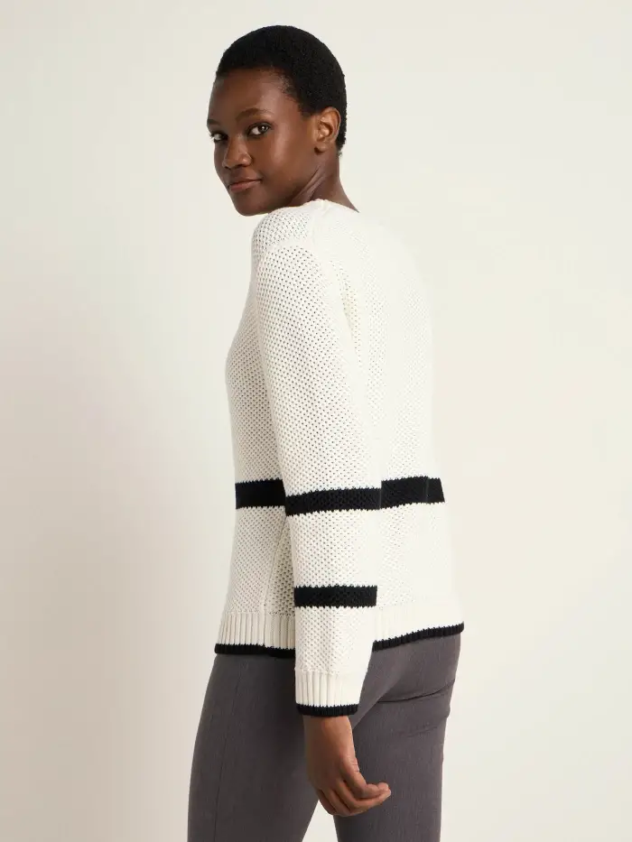 Lanius Blockstreifen Pullover (GOTS)