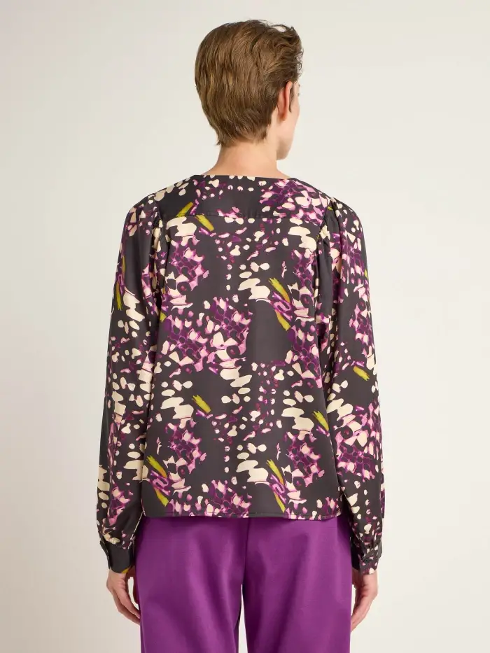 Lanius Bluse Mit Kräuseln