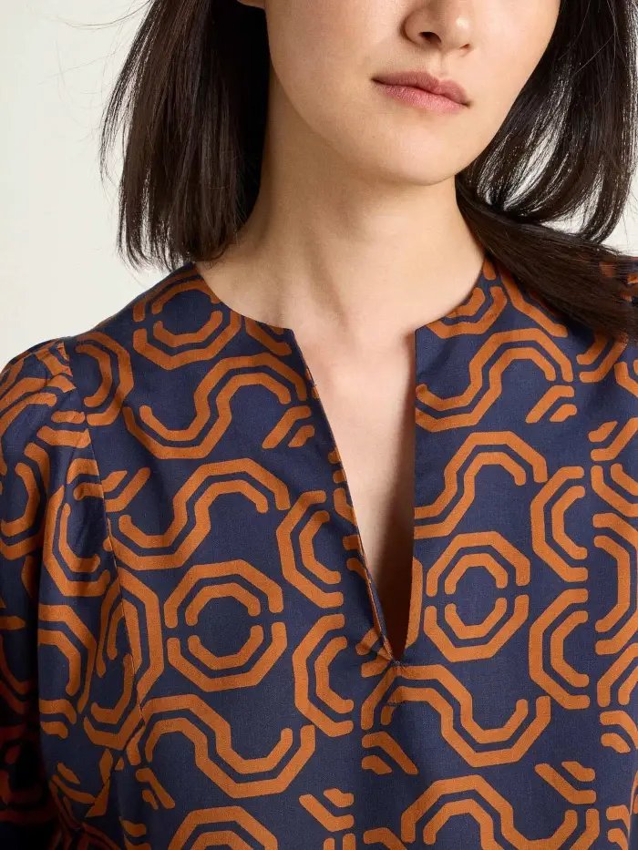 Lanius Bluse Mit Kräuseln