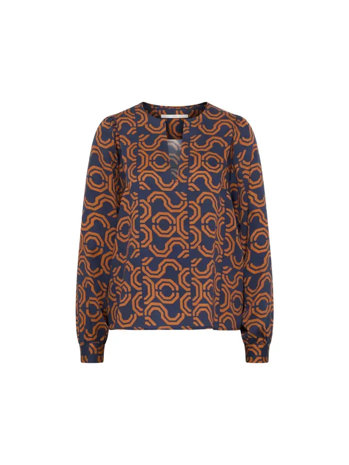 Lanius Bluse Mit Kräuseln