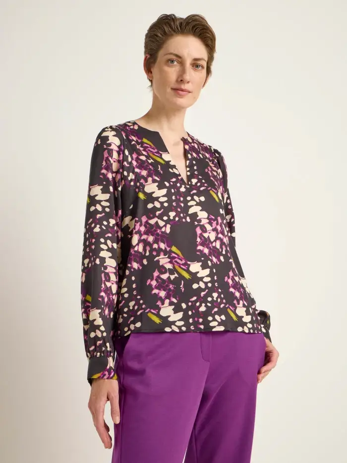 Lanius Bluse mit Kräuseln