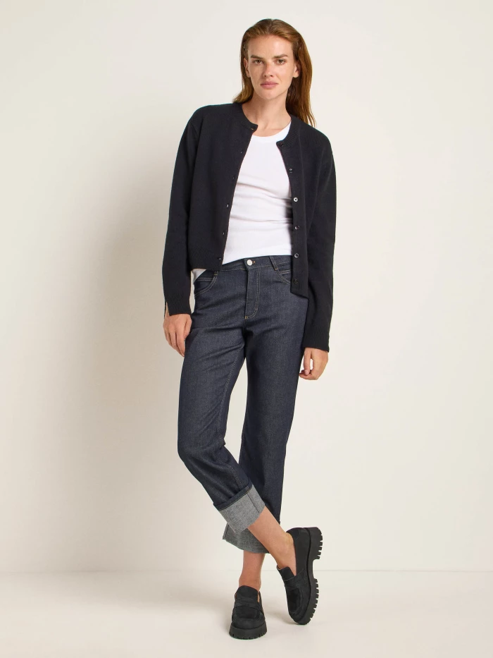 Lanius Boxy Strickjacke (GOTS)