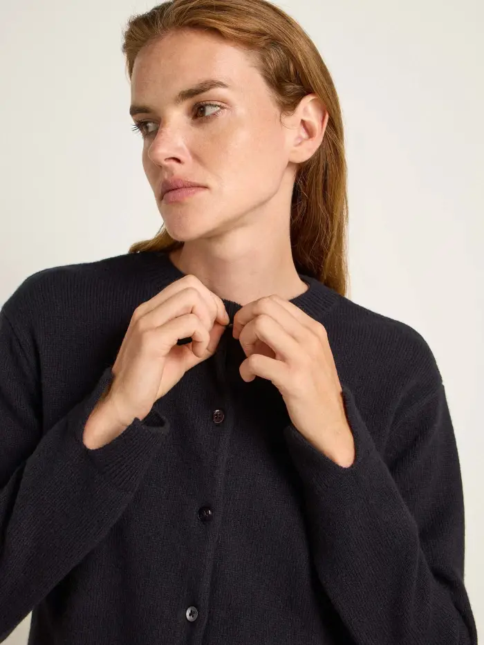 Lanius Boxy Strickjacke (GOTS)