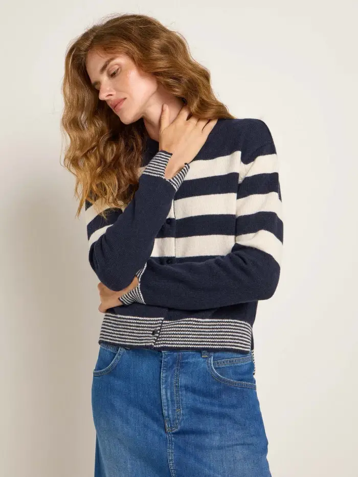 Lanius Boxy Strickjacke (GOTS)