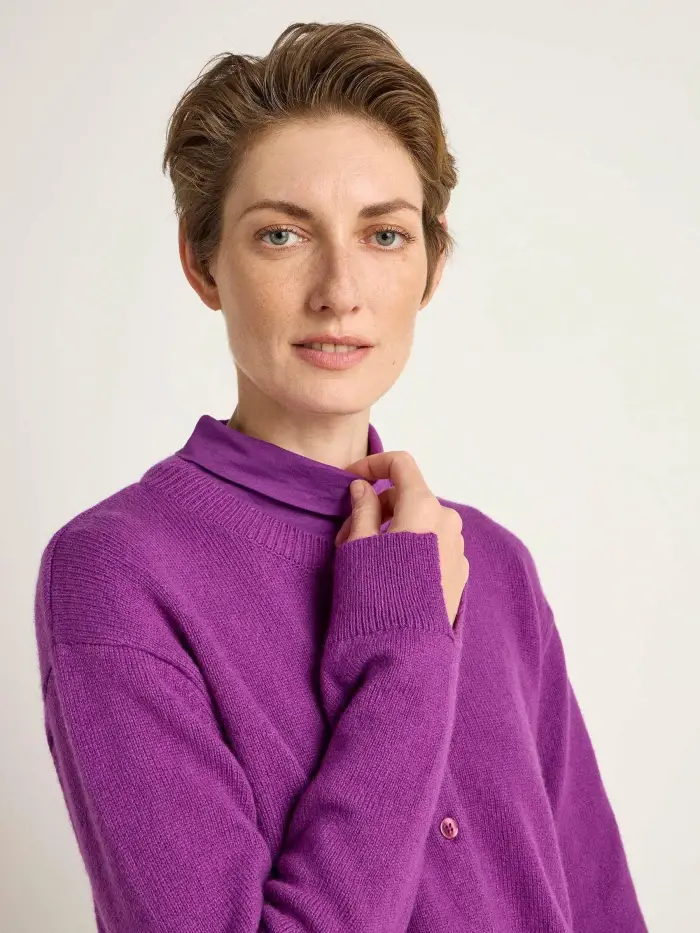 Lanius Boxy Strickjacke (GOTS)