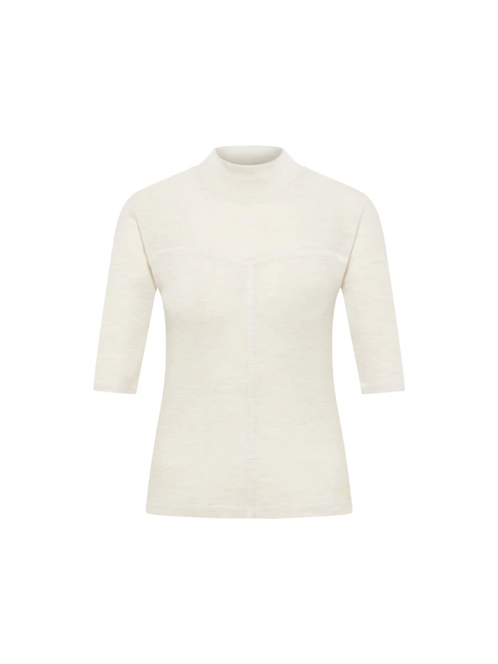 Lanius Halbarmshirt Mit Stehkragen (GOTS)