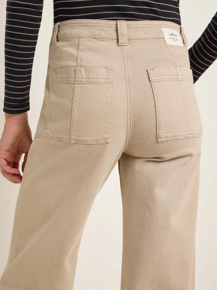 Lanius Hose Mit Weitem Bein (GOTS)