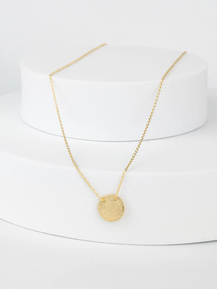 Lanius Kette mit Disc Anhänger - Fejn