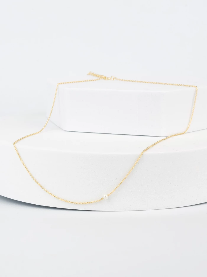 Lanius Kette mit Süßwasserperle - Fejn