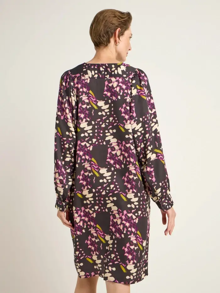 Lanius Kleid Mit Kräuseln