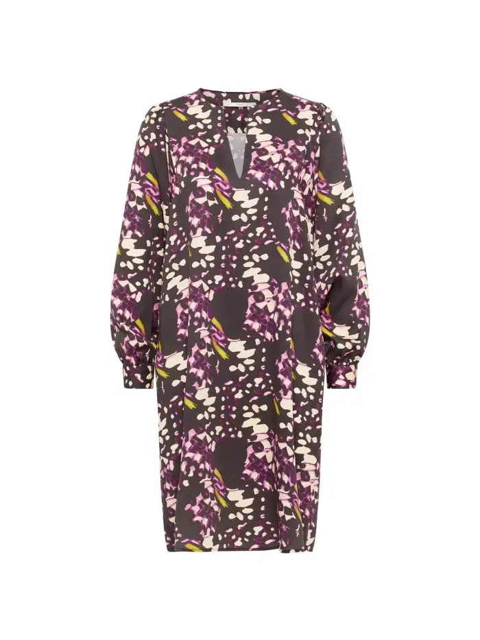 Lanius Kleid Mit Kräuseln