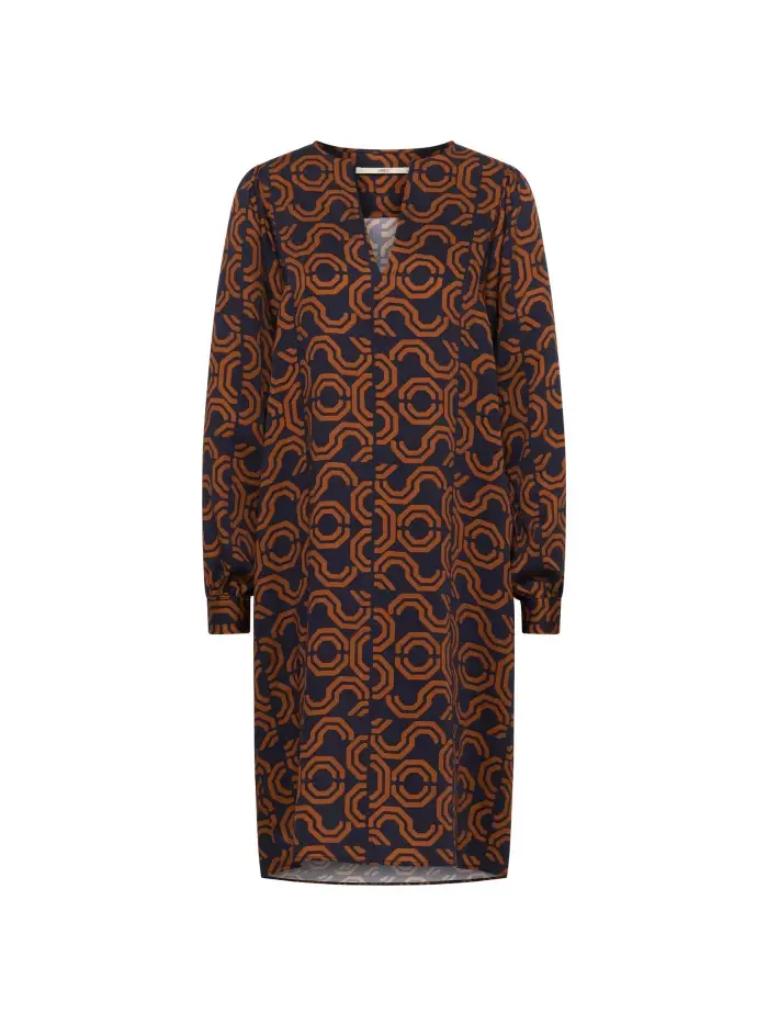 Lanius Kleid Mit Kräuseln