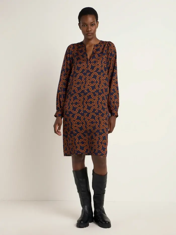 Lanius Kleid mit Kräuseln