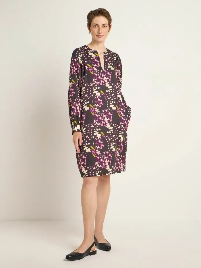 Lanius Kleid mit Kräuseln