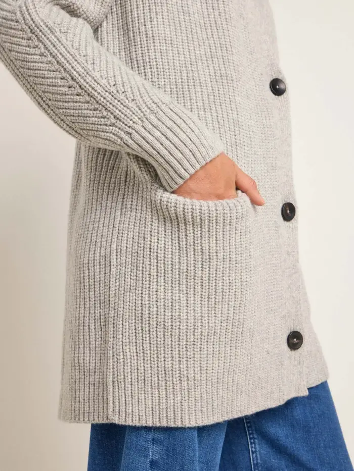 Lanius Lange Strickjacke (GOTS)