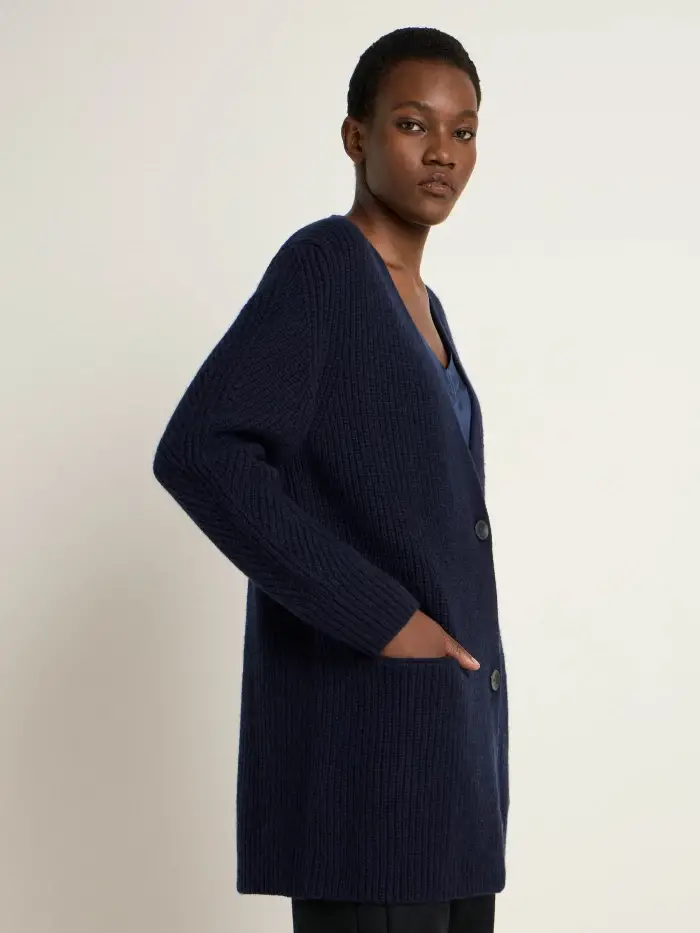 Lanius Lange Strickjacke (GOTS)