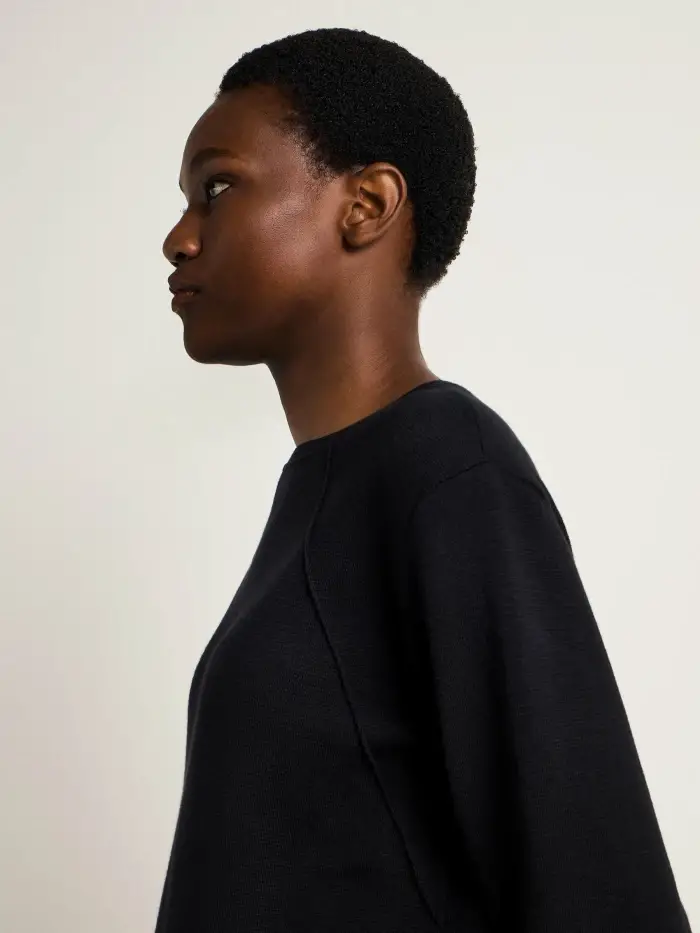 Lanius Pullover In Punto Milano (GOTS)