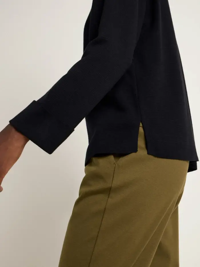 Lanius Pullover In Punto Milano (GOTS)