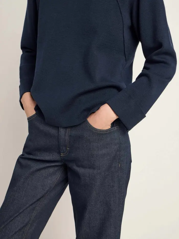 Lanius Pullover In Punto Milano (GOTS)