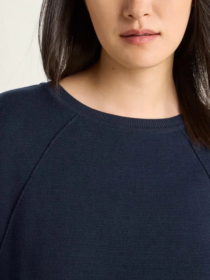 Lanius Pullover In Punto Milano (GOTS)