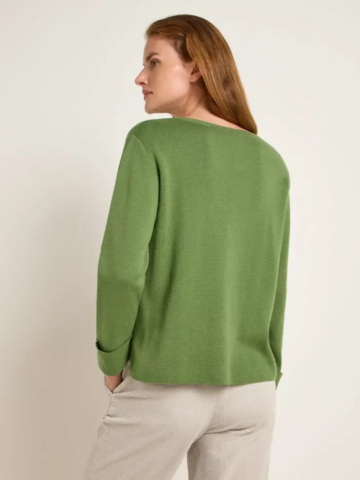 Lanius Pullover In Punto Milano (GOTS)