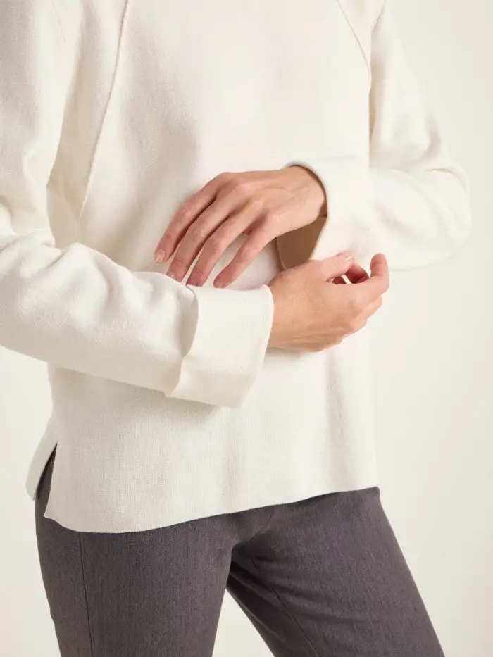 Lanius Pullover In Punto Milano (GOTS)